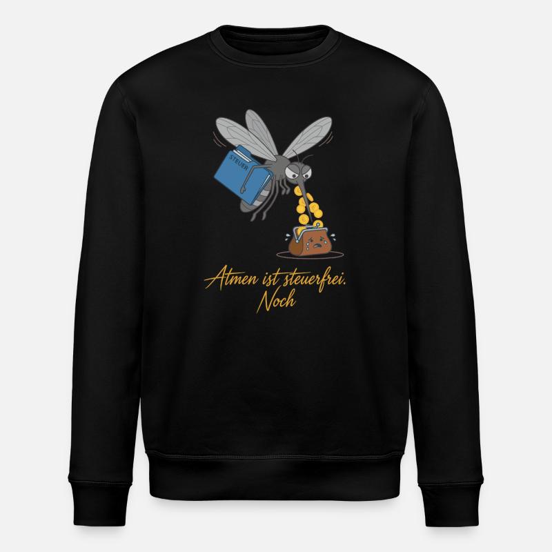 La respiration est exonérée d’impôts. Toujours ! - Sweat bio ROLLER Stanley/Stella Unisexe - noir