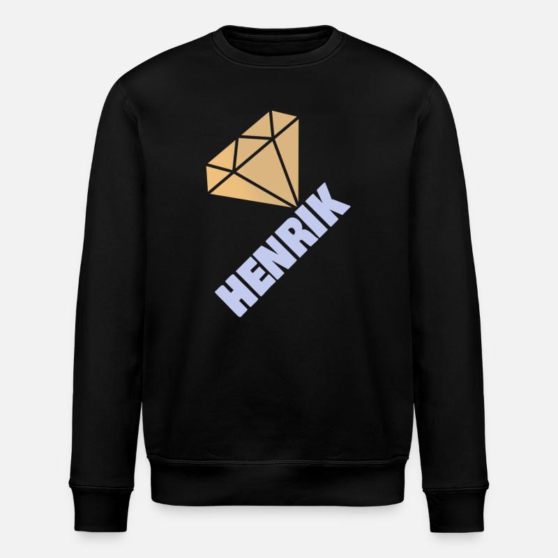 Henrik - Stanley/Stella Unisex Bio-Sweatshirt ROLLER - Schwarz