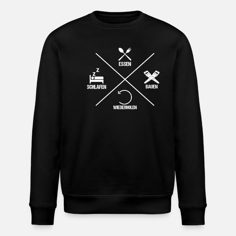 Charpentier Charpentier - Sweat bio ROLLER Stanley/Stella Unisexe - noir