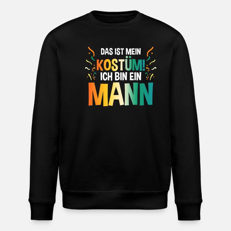 Jecken Fasching Karneval - Stanley/Stella Unisex Bio-Sweatshirt ROLLER - Schwarz