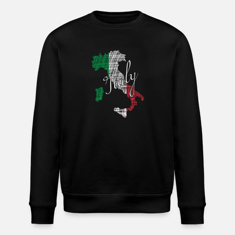 Italy - Stanley/Stella Unisex Bio-Sweatshirt ROLLER - Schwarz