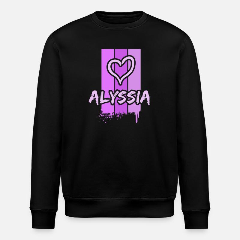 Cadeau pour Alyssia - Sweat bio ROLLER Stanley/Stella Unisexe - noir