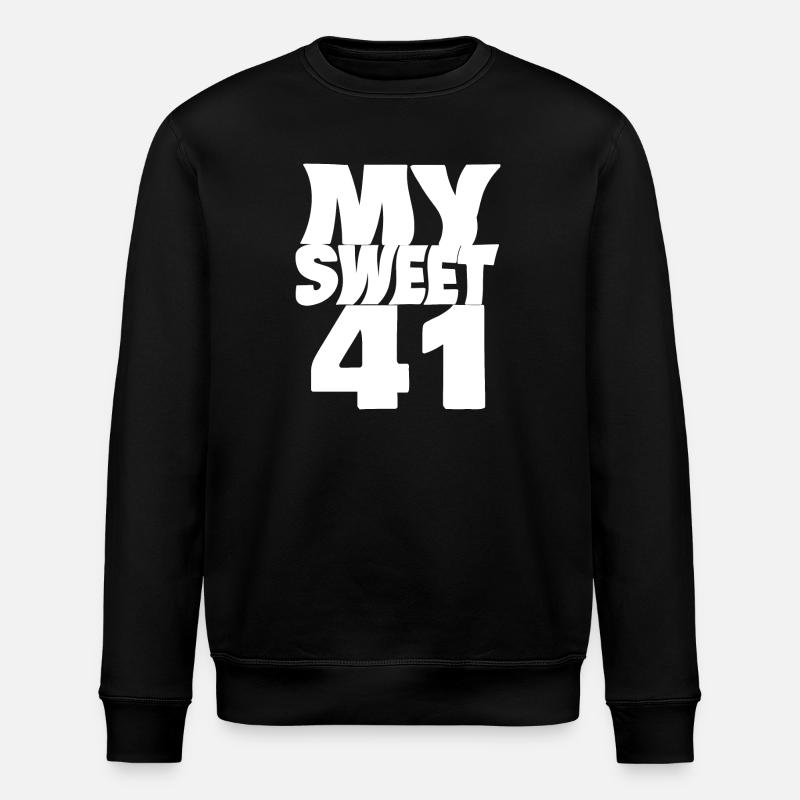 Birthday 41 - Stanley/Stella ROLLER Unisex Organic Sweatshirt - black