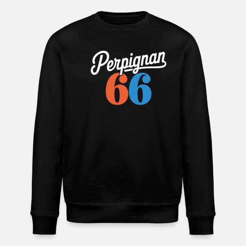 Perpignan 66 - Sweat bio ROLLER Stanley/Stella Unisexe - noir