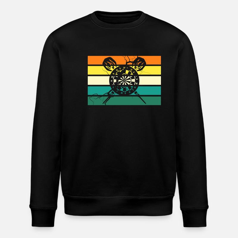 Darts player Darts - Stanley/Stella ROLLER Unisex Organic Sweatshirt - black
