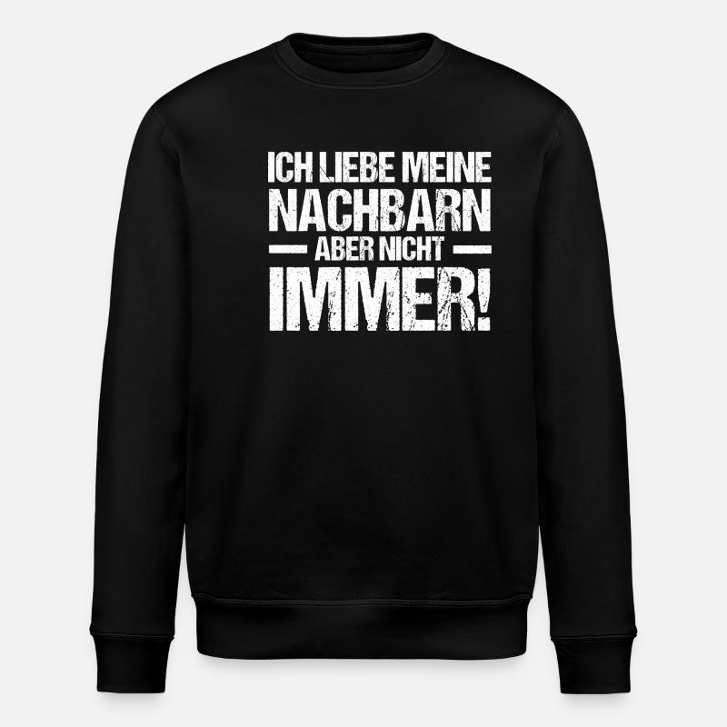 Quartier Meilleur voisin - Sweat bio ROLLER Stanley/Stella Unisexe - noir