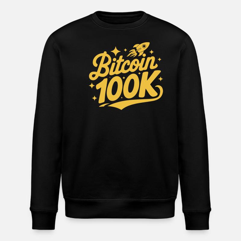 Bitcoin 100K - Sweat bio ROLLER Stanley/Stella Unisexe - noir