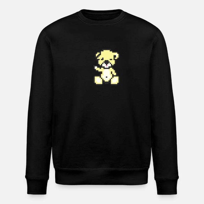 Pixel Bear Pastel Yellow - Sweat bio ROLLER Stanley/Stella Unisexe - undefined