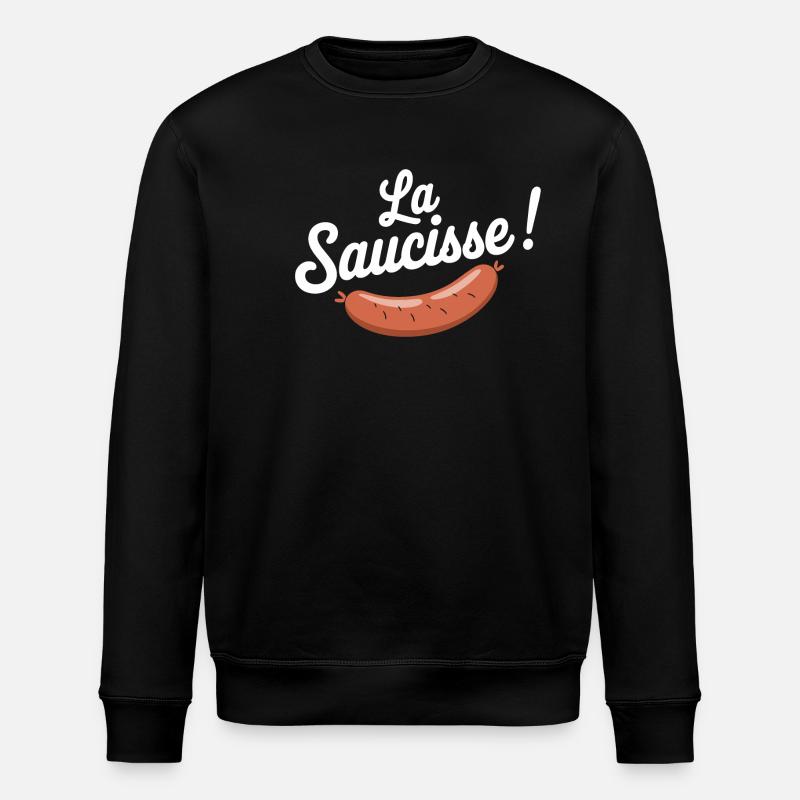 La saucisse ! - Sweat bio ROLLER Stanley/Stella Unisexe - noir