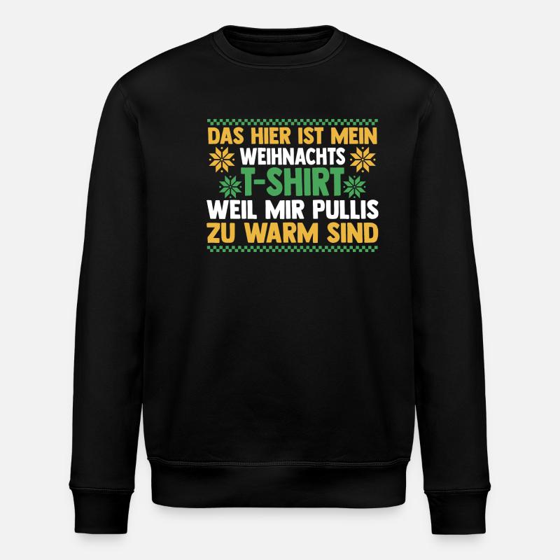 Père Noël Noël laid Noël - Sweat bio ROLLER Stanley/Stella Unisexe - noir