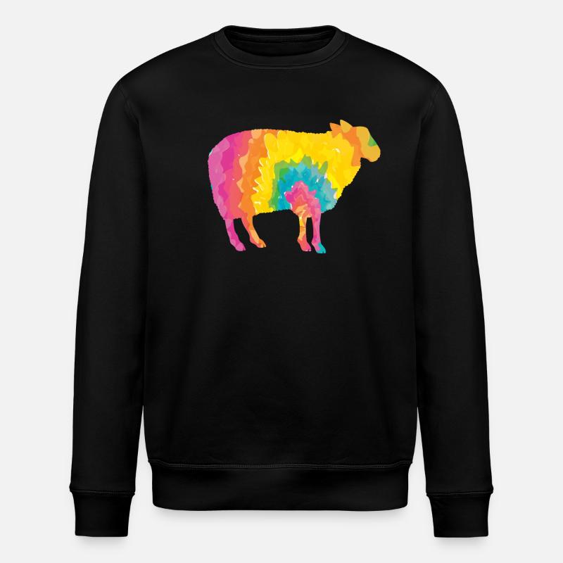 Shepherd Sheep - Stanley/Stella ROLLER Unisex Organic Sweatshirt - black