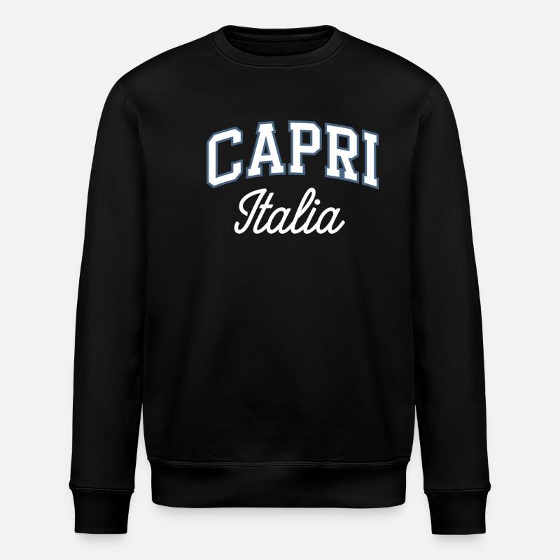 Capri - Italia - Sweat bio ROLLER Stanley/Stella Unisexe - noir