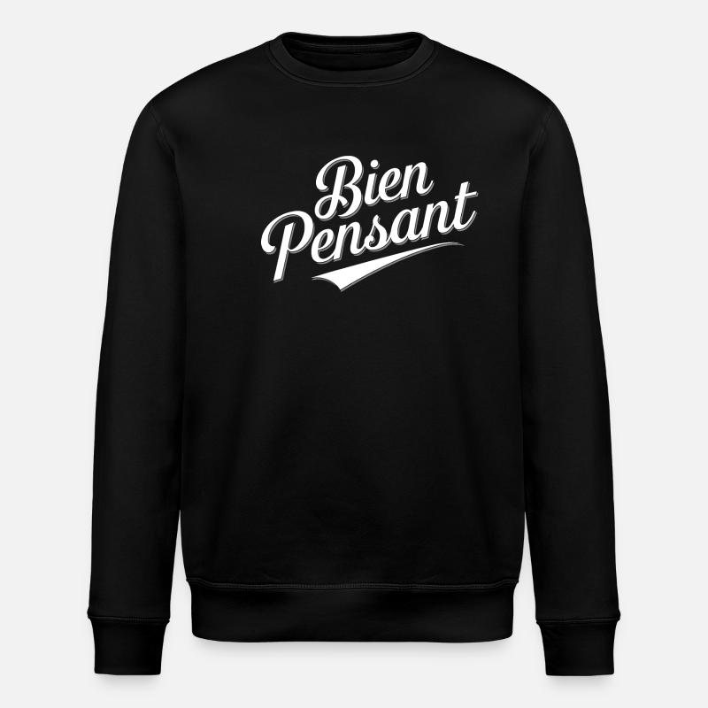 Bien pensant - Sweat bio ROLLER Stanley/Stella Unisexe - noir