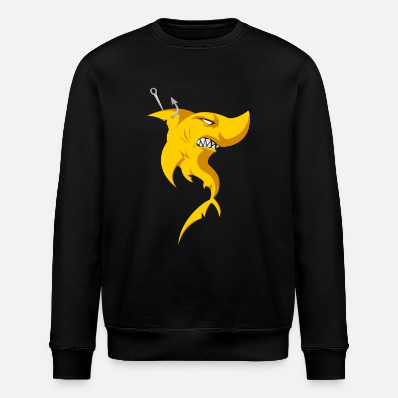 lemon - Stanley/Stella ROLLER Unisex Organic Sweatshirt - black