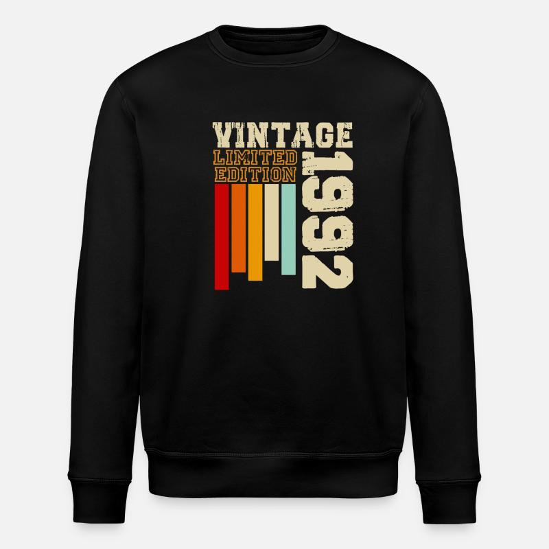 1992 - Sweat bio ROLLER Stanley/Stella Unisexe - noir