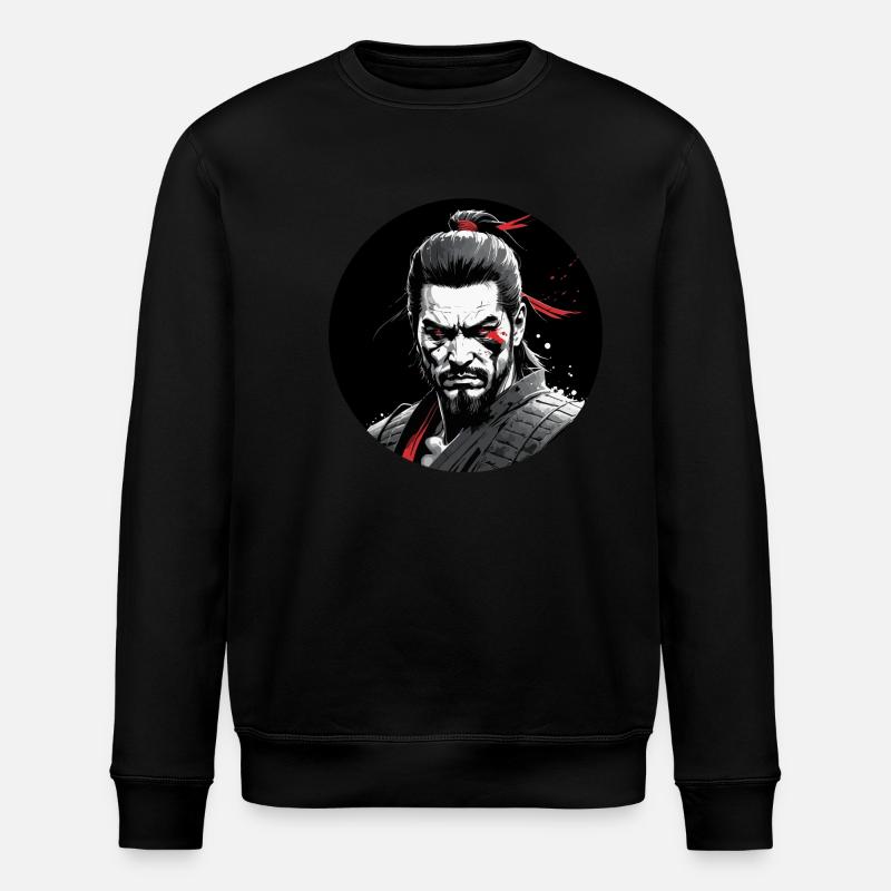 Fierce Samurai - Stanley/Stella ROLLER Unisex Organic Sweatshirt - black