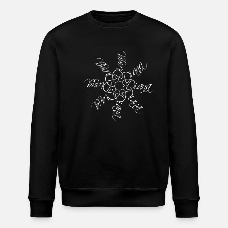 Diana Nom Nom Mandala - Sweat bio ROLLER Stanley/Stella Unisexe - noir