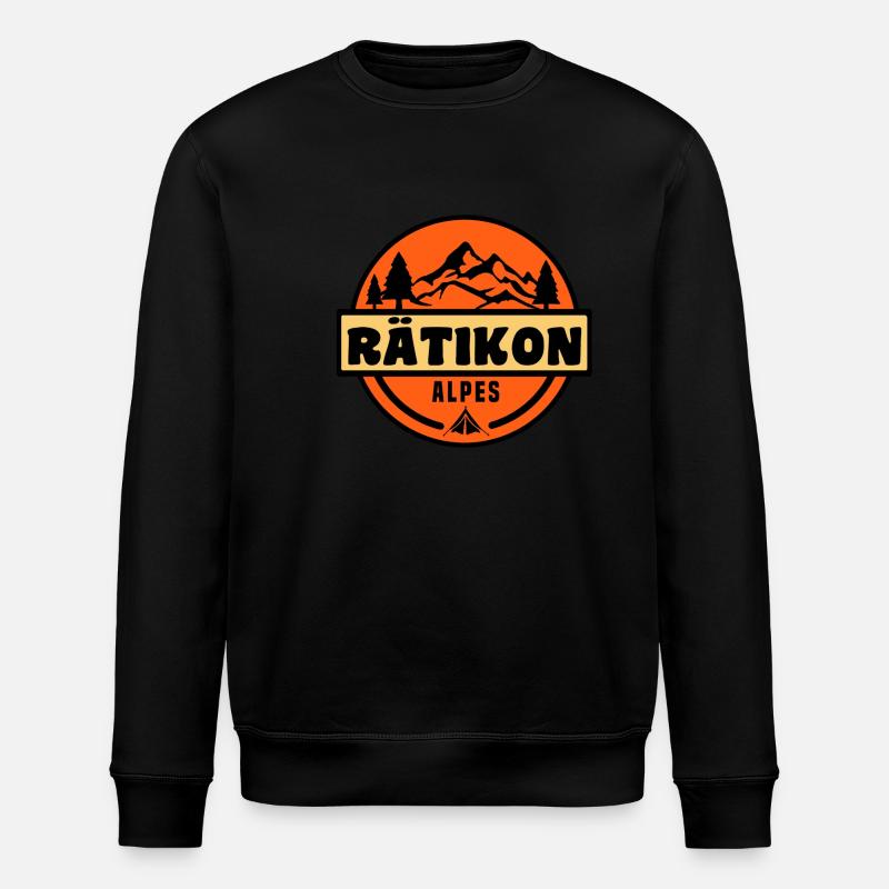 Rätikon - Sweat bio ROLLER Stanley/Stella Unisexe - noir