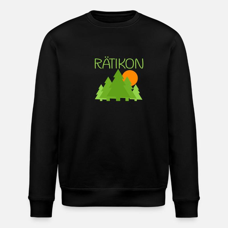 Rätikon - Sweat bio ROLLER Stanley/Stella Unisexe - noir