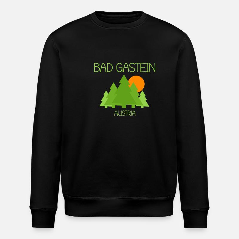 Bad Gastein - Sweat bio ROLLER Stanley/Stella Unisexe - noir