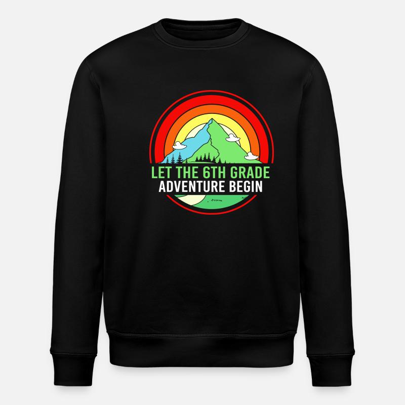 6th Grade - Stanley/Stella ROLLER Unisex Organic Sweatshirt - black