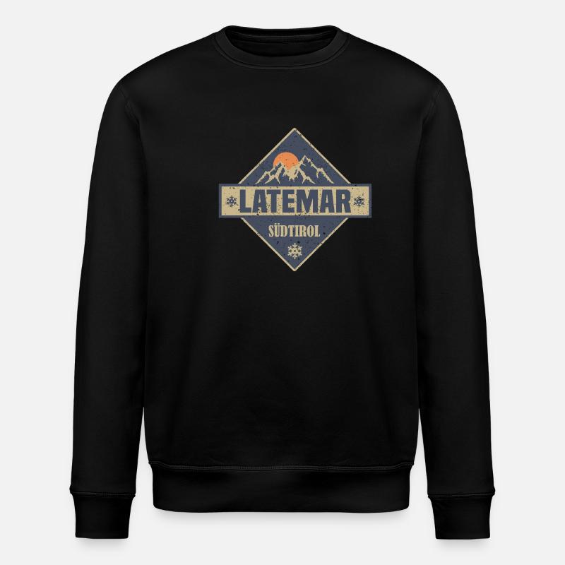 Latemar - Stanley/Stella ROLLER Unisex Organic Sweatshirt - black