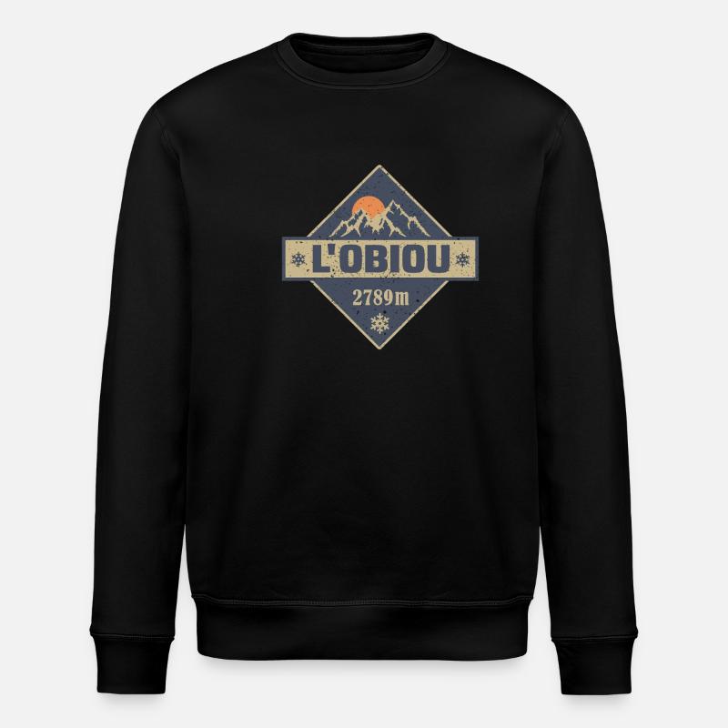 L'Obiou Obiou - Stanley/Stella Unisex Bio-Sweatshirt ROLLER - Schwarz