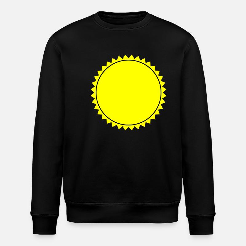 Emblem Blank - Stanley/Stella ROLLER Unisex Organic Sweatshirt - black