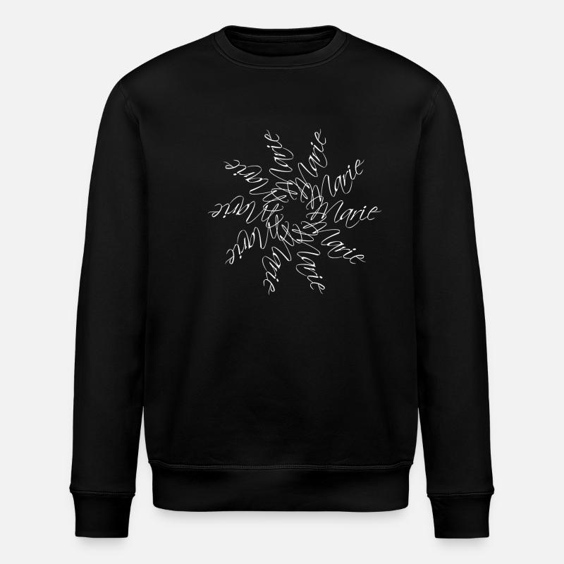 Marie Nom Mandala - Sweat bio ROLLER Stanley/Stella Unisexe - noir