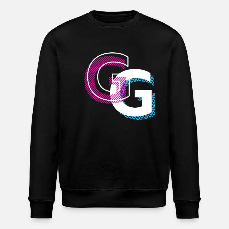 Graffiti G Design Gift - Stanley/Stella ROLLER Unisex Organic Sweatshirt - black