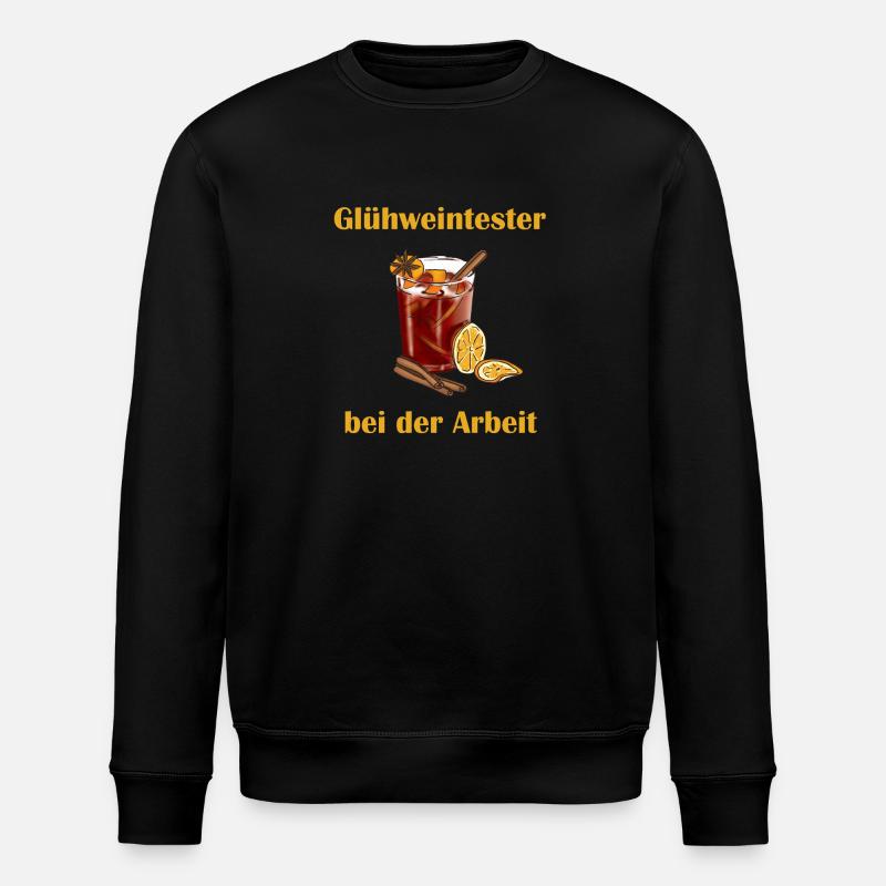 Gluehweintester - Stanley/Stella Unisex Bio-Sweatshirt ROLLER - Schwarz