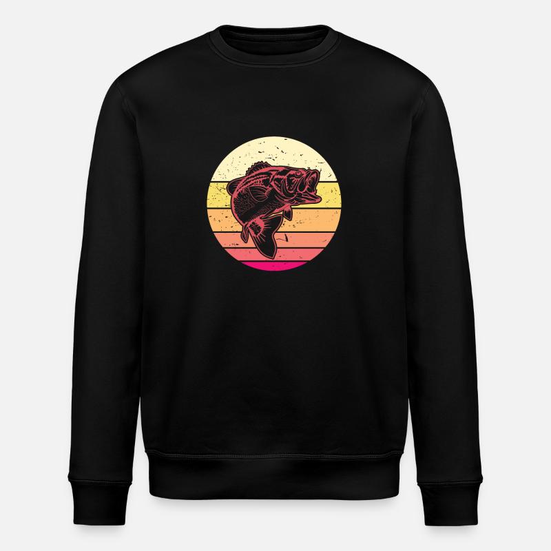 Perche prédatrice - Sweat bio ROLLER Stanley/Stella Unisexe - noir