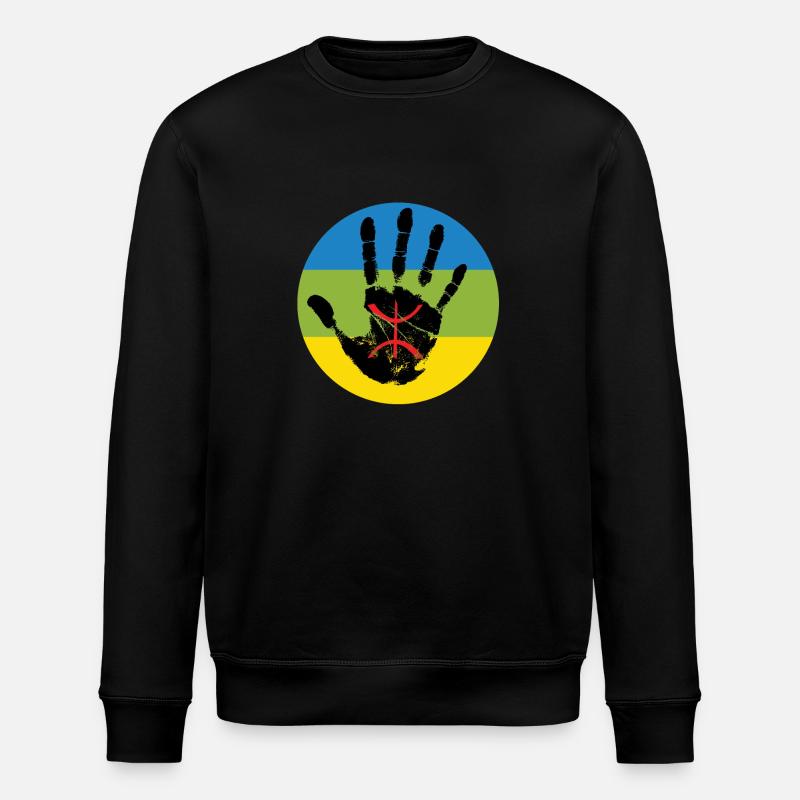 AMAZIGH BERBERE KABYLE Z AMAZIGH - Sweat bio ROLLER Stanley/Stella Unisexe - noir