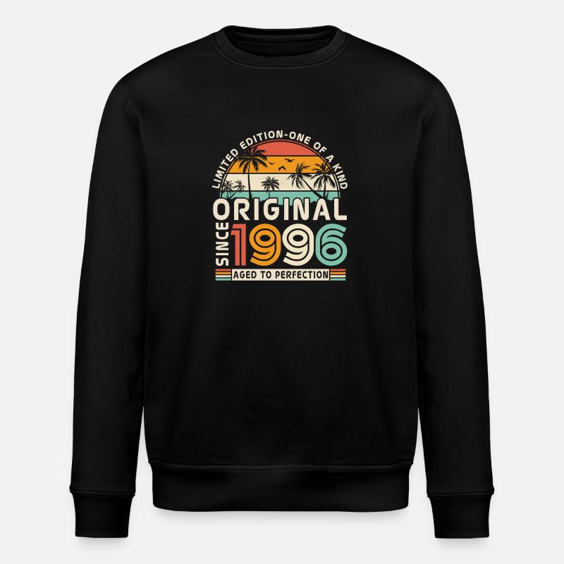 Geboren in 1996 - Stanley/Stella Unisex Bio-Sweatshirt ROLLER - Schwarz
