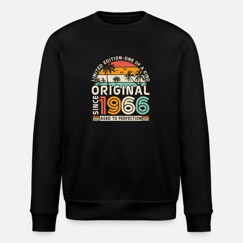 Legendäres 1966 Geboren - Stanley/Stella Unisex Bio-Sweatshirt ROLLER - Schwarz