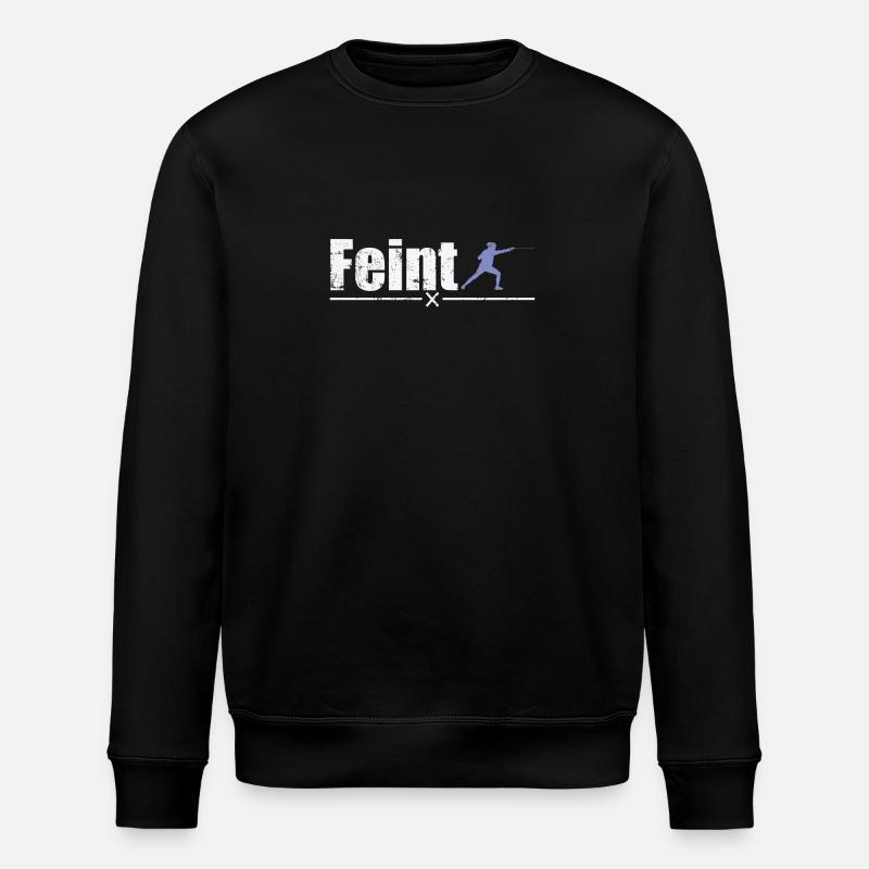 Feint Fencing - Stanley/Stella ROLLER Unisex Organic Sweatshirt - black