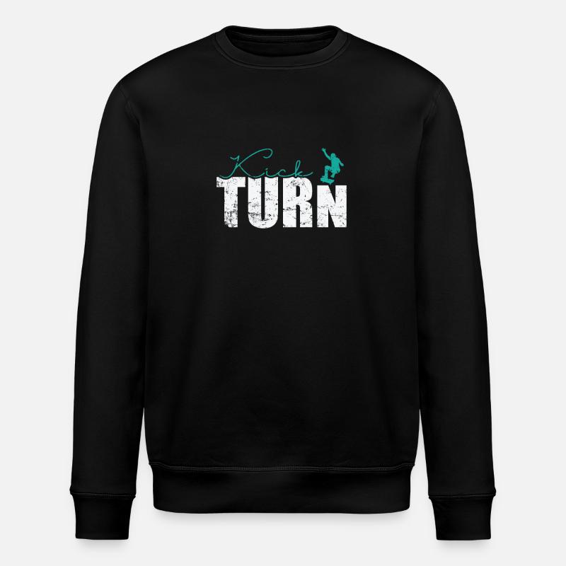 Kickturn Skateboard - Stanley/Stella Unisex Bio-Sweatshirt ROLLER - Schwarz