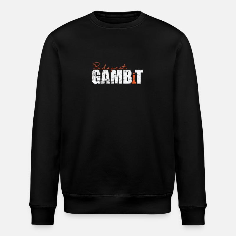 Budapest Gambit - Stanley/Stella ROLLER Unisex Organic Sweatshirt - black