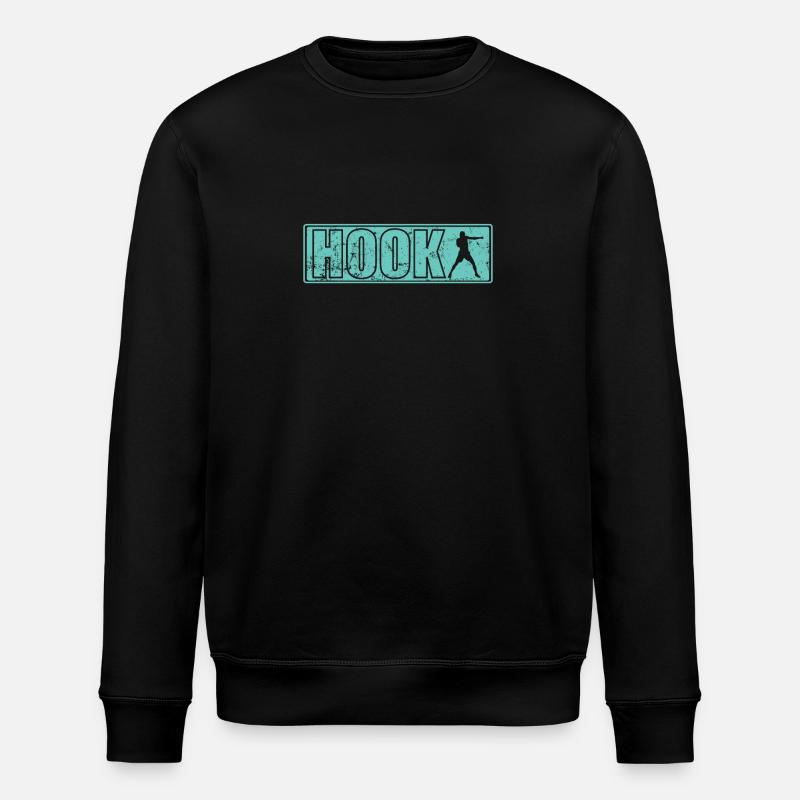Boîtes de poinçonnage à crochet - Sweat bio ROLLER Stanley/Stella Unisexe - noir