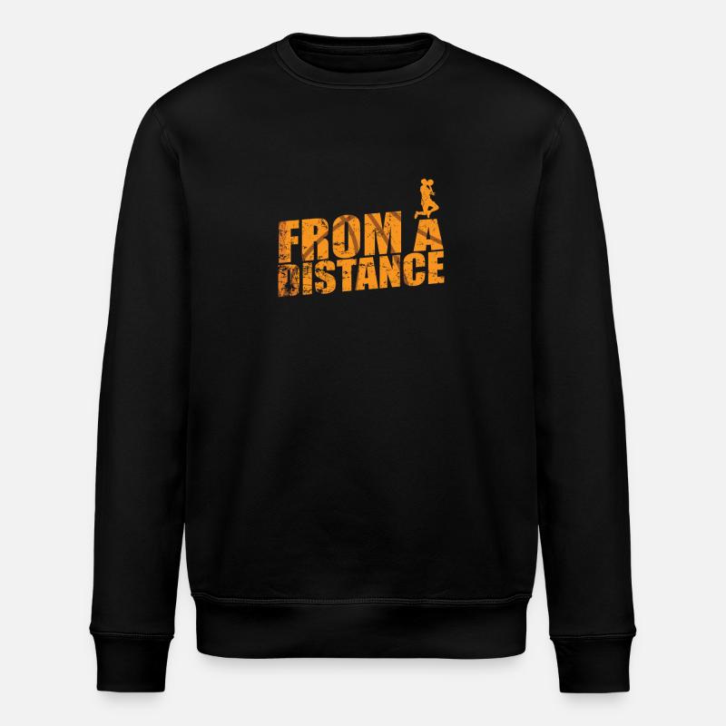 From a Distance Basketball - Stanley/Stella Unisex Bio-Sweatshirt ROLLER - Schwarz