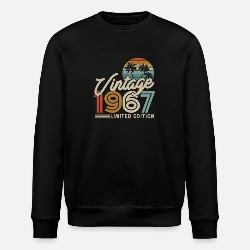 Millésime légendaire 1967 - Sweat bio ROLLER Stanley/Stella Unisexe - noir