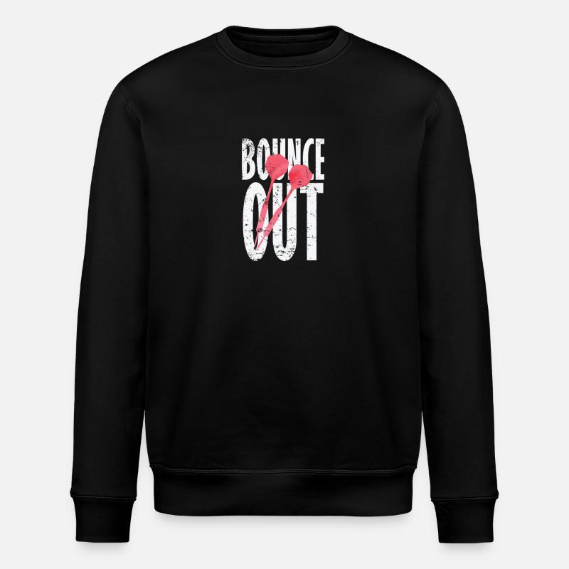 Rebondir sur les fléchettes - Sweat bio ROLLER Stanley/Stella Unisexe - noir