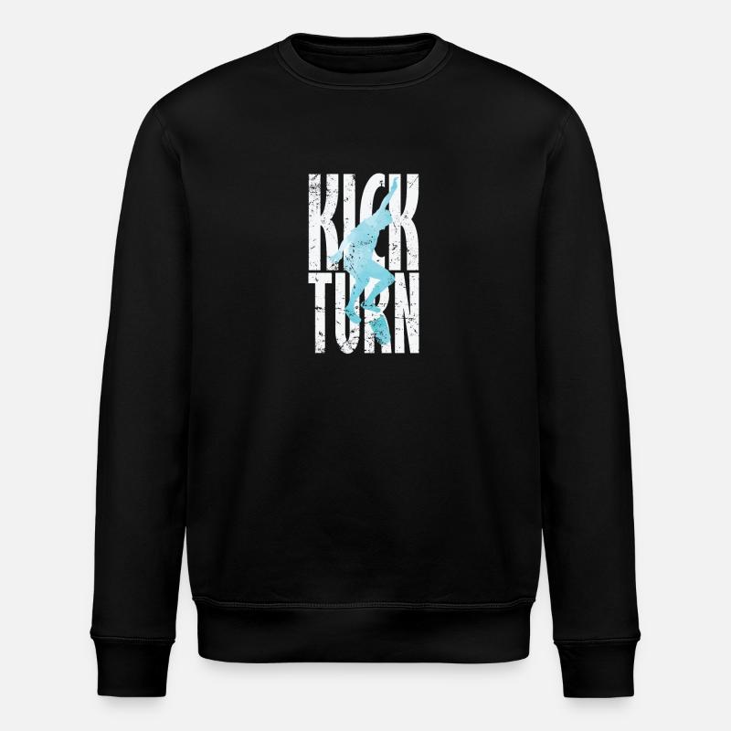 Skateboard Kickturn Sport - Sweat bio ROLLER Stanley/Stella Unisexe - noir