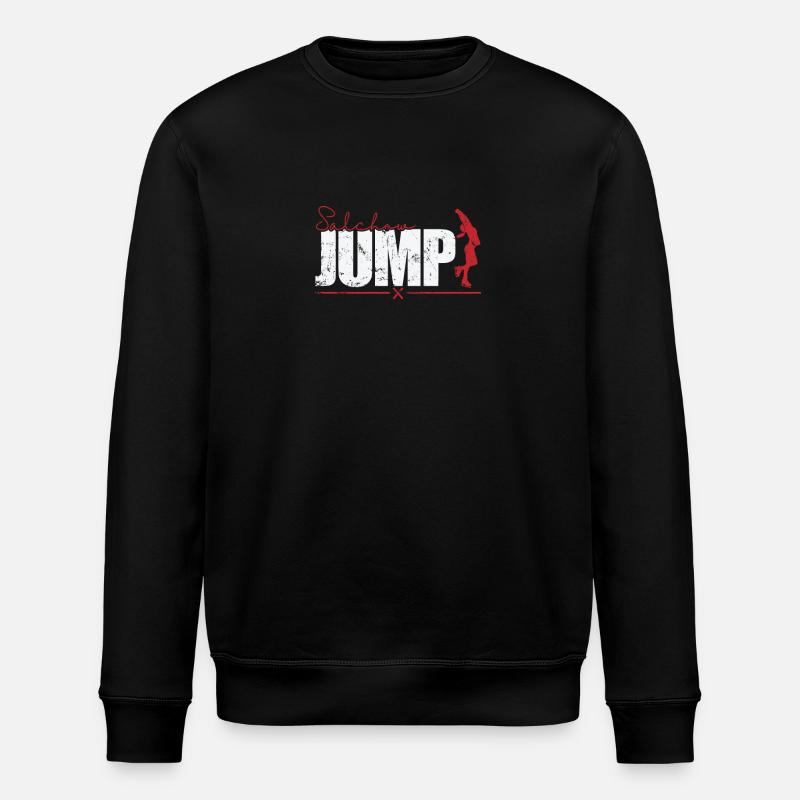 Salchow Jump Figure Skating - Stanley/Stella ROLLER Unisex Organic Sweatshirt - black
