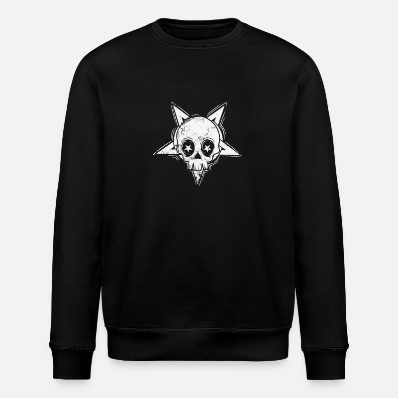 Tête gothique mysticisme mélancolie - Sweat bio ROLLER Stanley/Stella Unisexe - noir