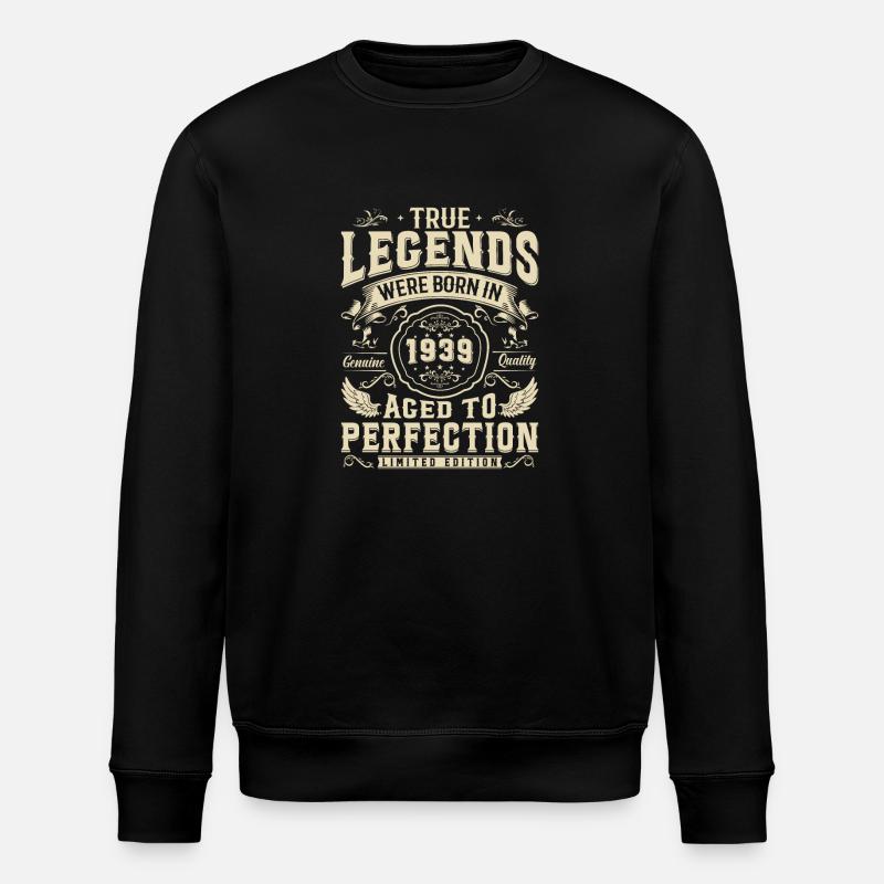 Legendär seit 1939 - Stanley/Stella Unisex Bio-Sweatshirt ROLLER - Schwarz