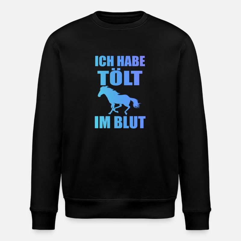 Isländer Islandpferd Islandpferde Geschenk - Sweat bio ROLLER Stanley/Stella Unisexe - noir