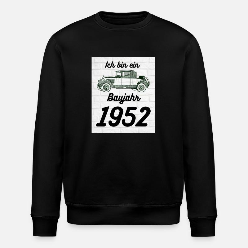 Oldtimer 1952 - Stanley/Stella Unisex Bio-Sweatshirt ROLLER - Schwarz