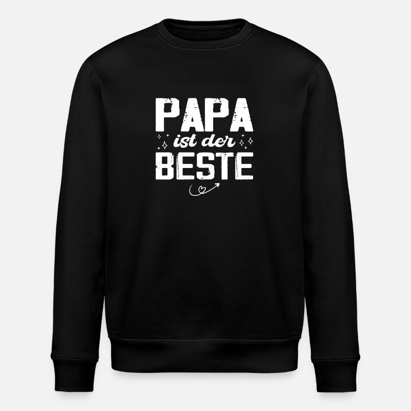 Papa Ist Der Beste - Sweat bio ROLLER Stanley/Stella Unisexe - noir