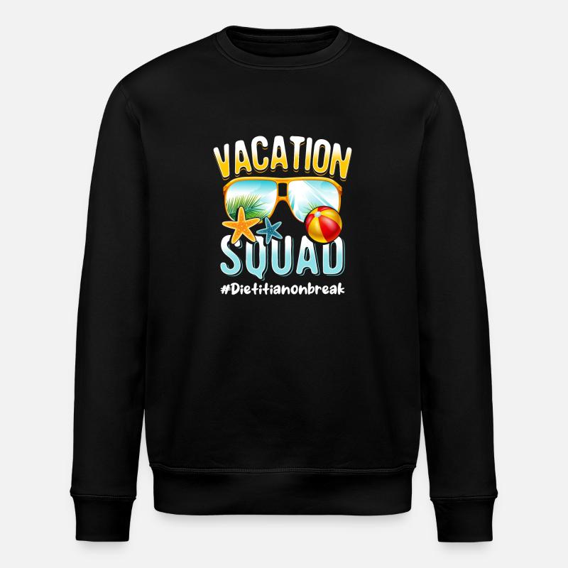 Diätassistent Vacation Squad #Dietitianonbreak - Stanley/Stella Unisex Bio-Sweatshirt ROLLER - Schwarz